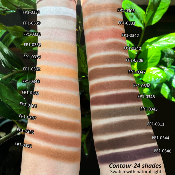 Wholesale no logo vegan brown bronzer contour palette private label highlighter blush bronzer palette - Image 3